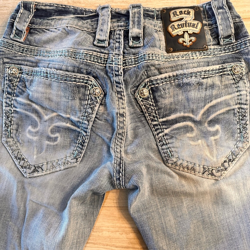 Mens Rock Revival Walden jeans 
size 29 x 29  slim boot